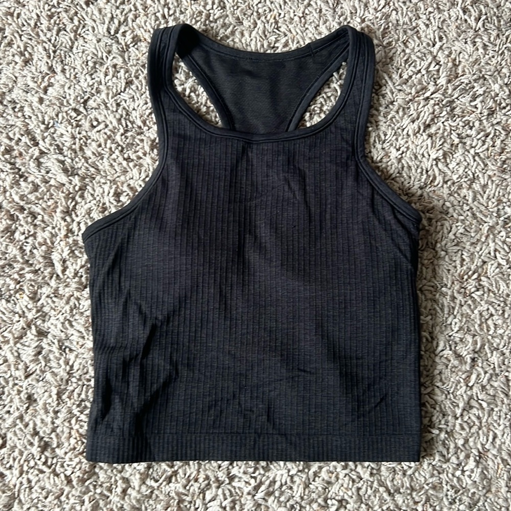Black Lululemon Race Tank